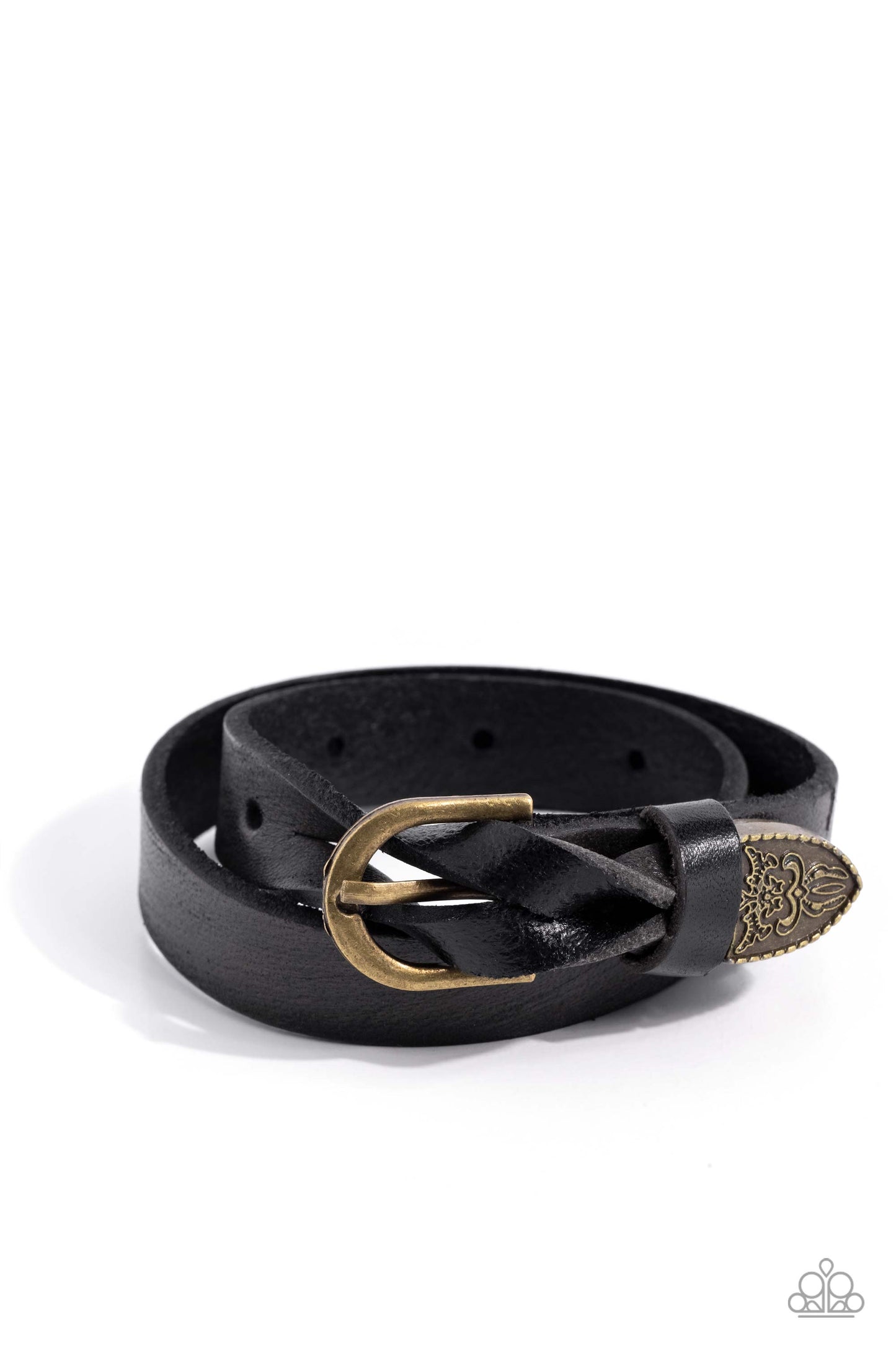 Paparazzi - Coat of Arms Couture - Black Bracelets #U217