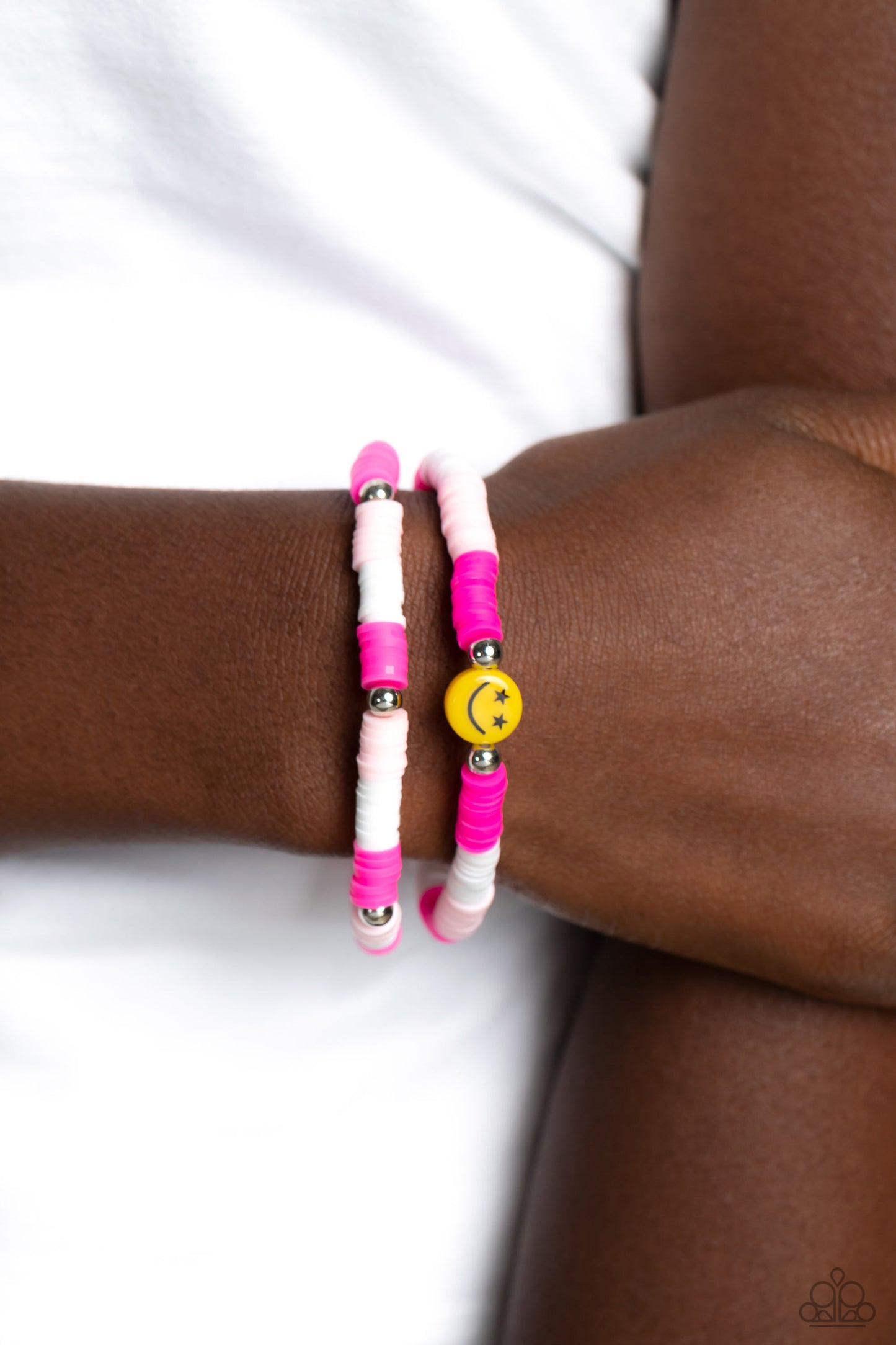 Paparazzi - In SMILE - Pink Bracelets  #1089