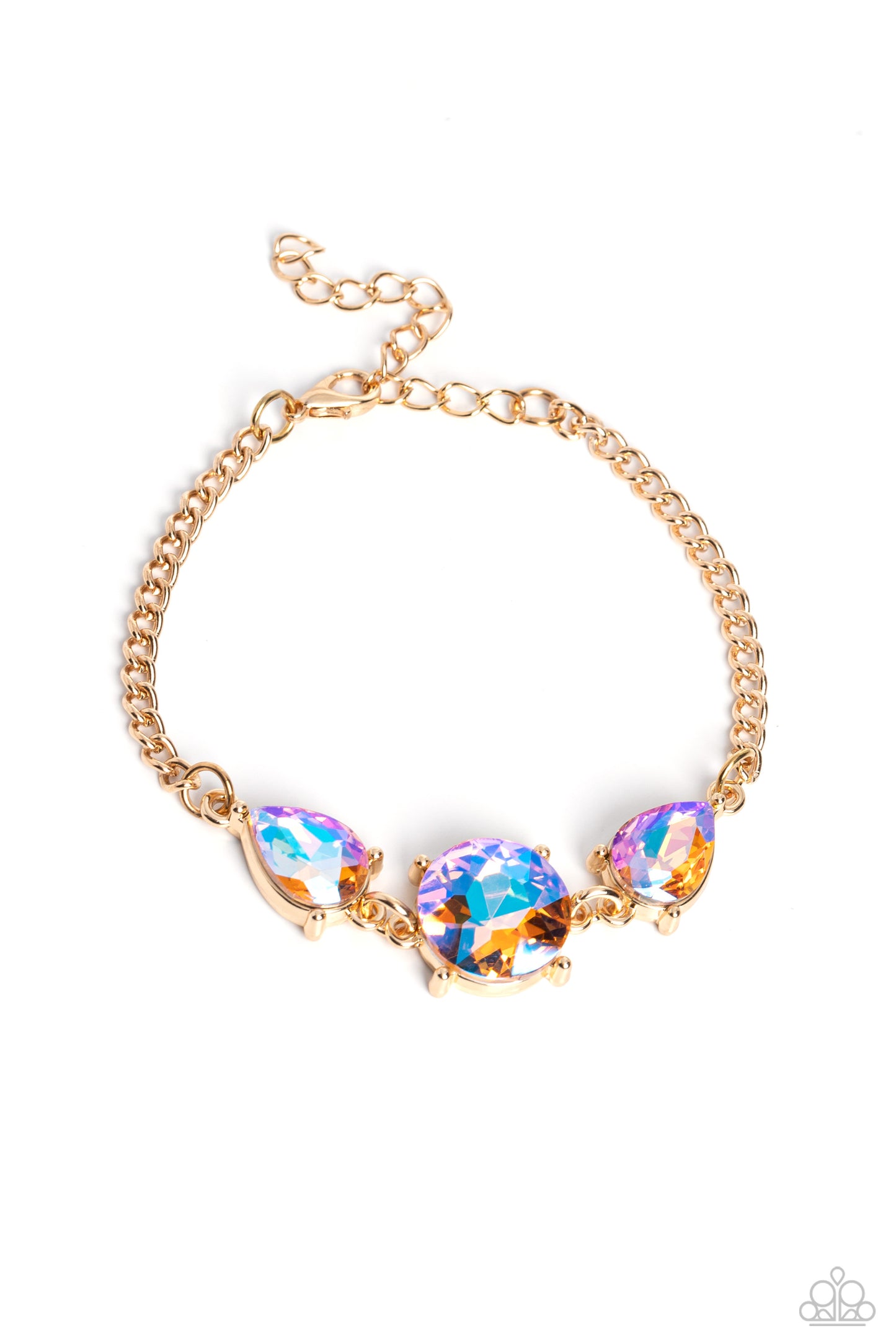 Paparazzi - Twinkling Trio - Gold Bracelets #1239