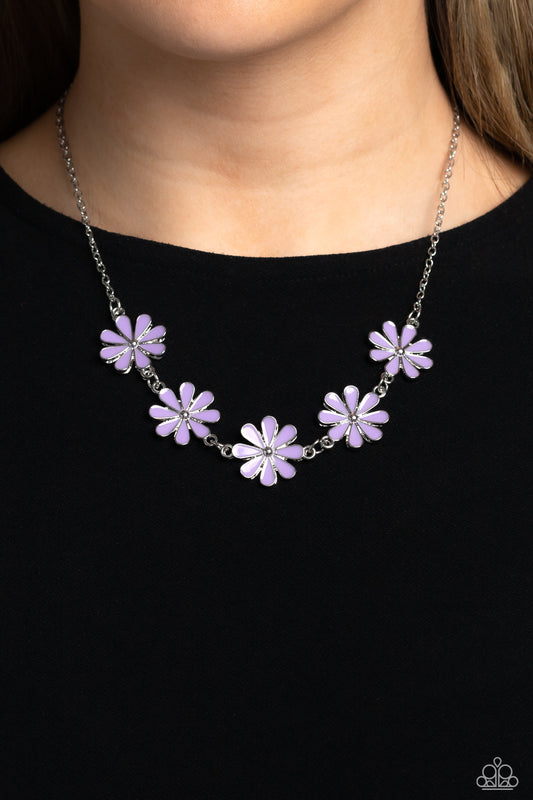 Paparazzi - Flora Fantasy - Purple Necklaces #2105