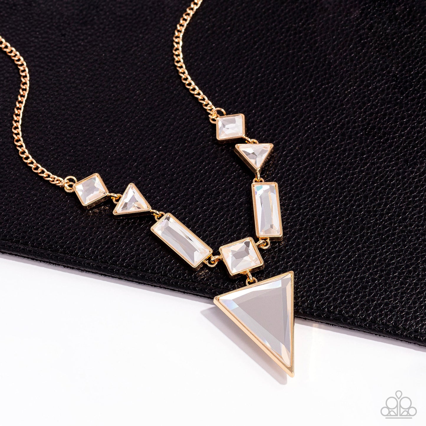 Paparazzi - Fetchingly Fierce - Gold Necklaces  #2160