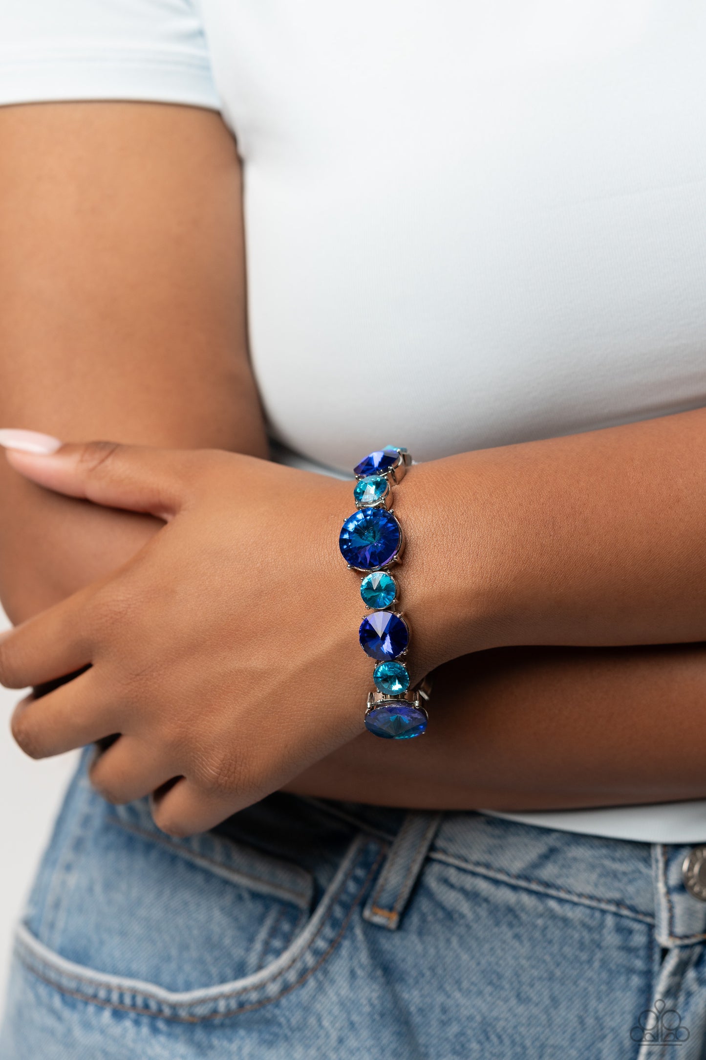 Paparazzi - Refreshing Radiance - Blue Bracelets #0578