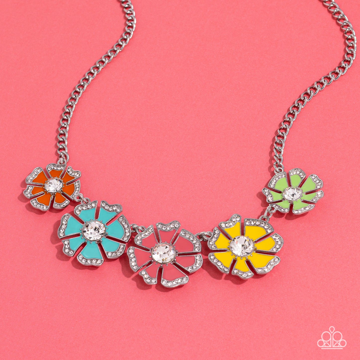 Paparazzi - Playful Posies - Multi Necklaces  #2161