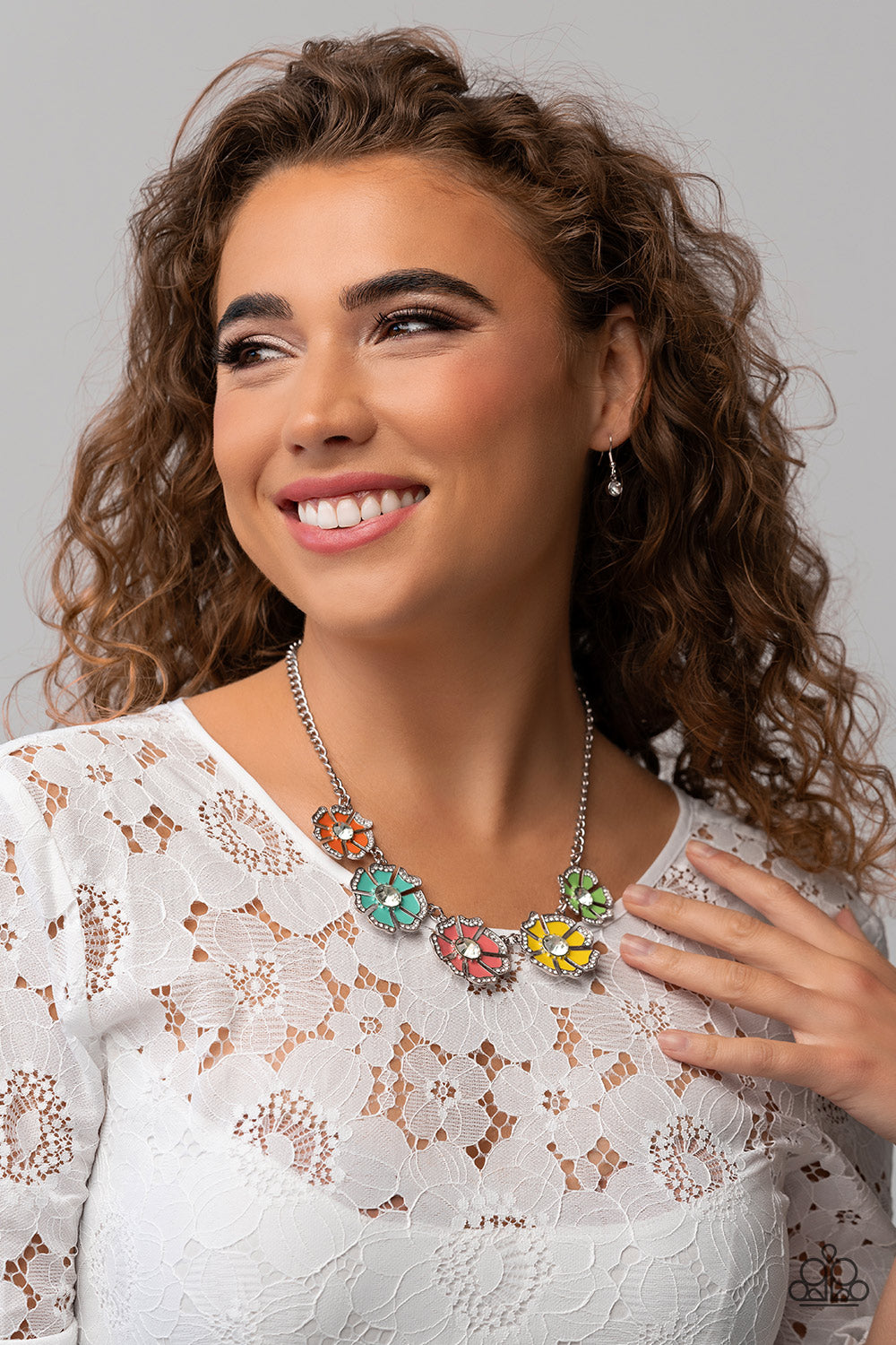 Paparazzi - Playful Posies - Multi Necklaces  #2161