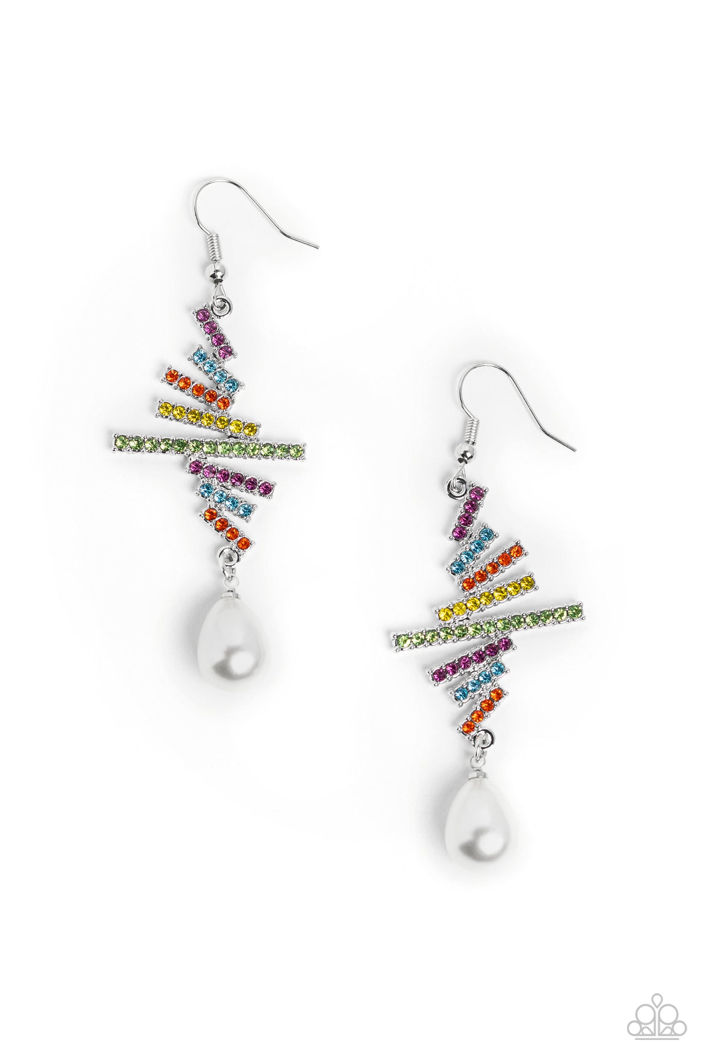 Paparazzi - Timeless Tapestry - Multi Earrings #2065