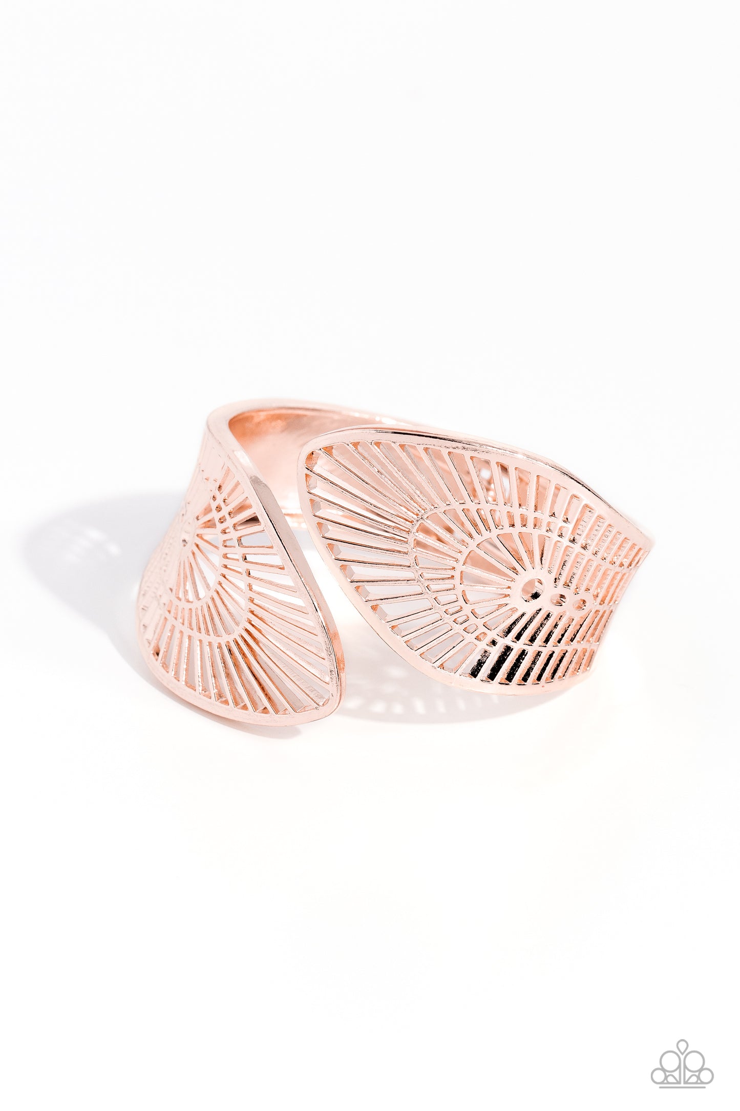 Paparazzi - Palatial Palms - Rose Gold Bracelets  #0986