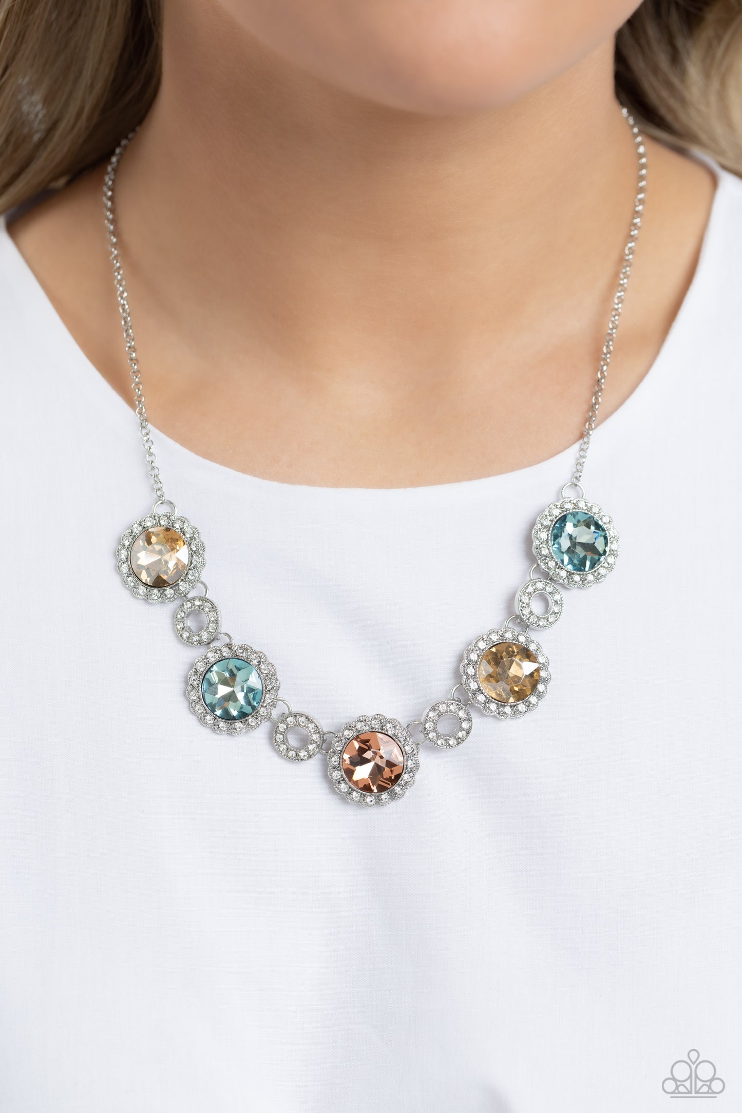 Paparazzi - Gorgeous Gems - Multi Necklaces  #2157