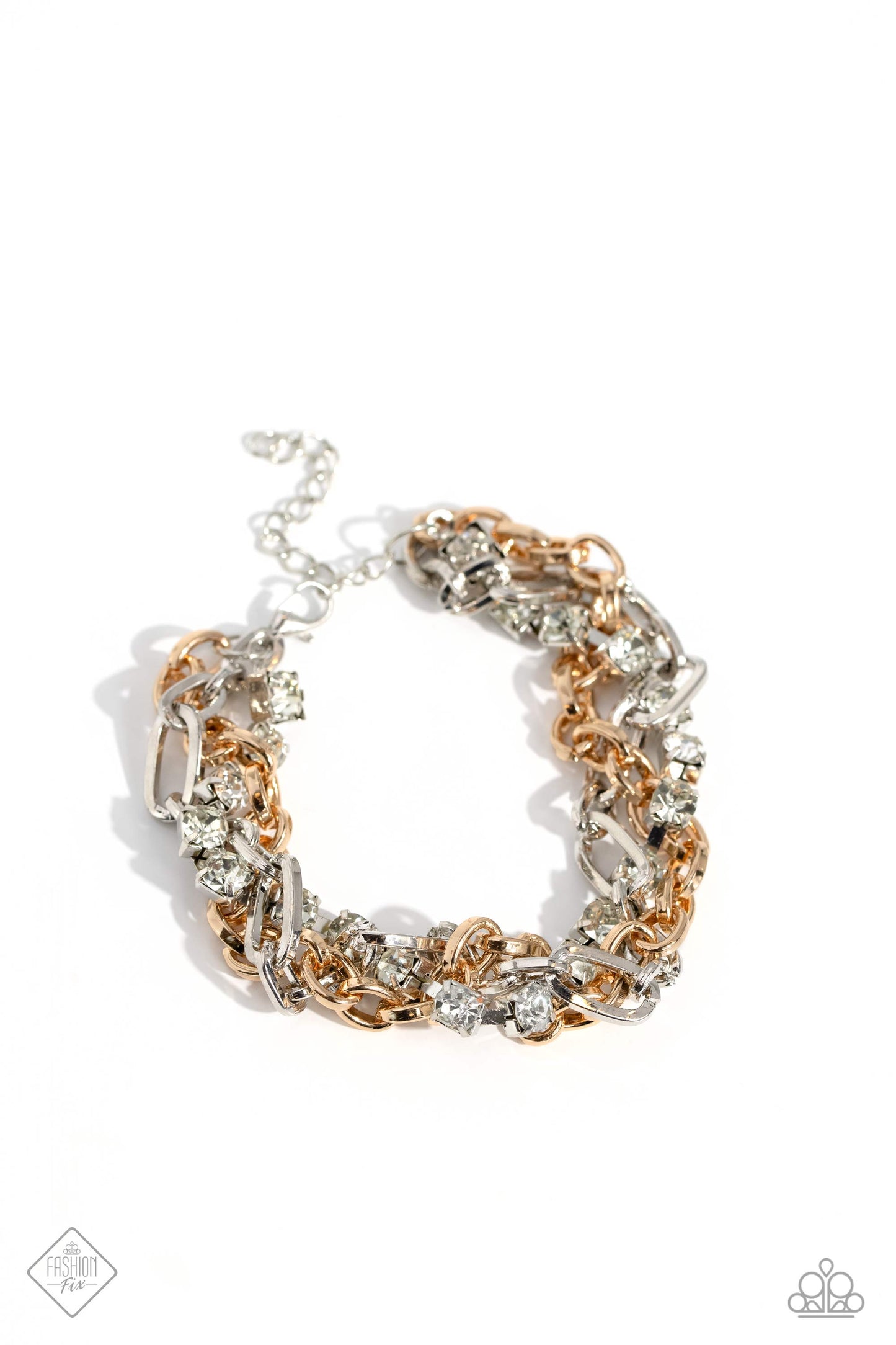 Paparazzi - Two-Tone Taste - Multi Bracelet  #1241