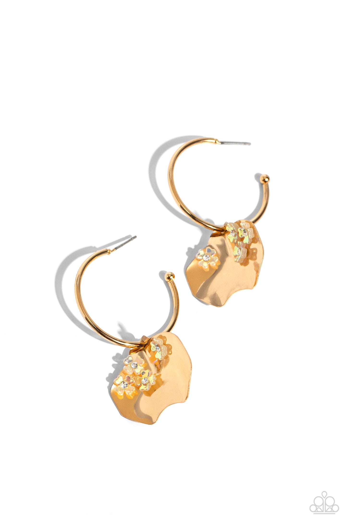 Paparazzi - Majestic Mermaid - Gold Earrings #1868