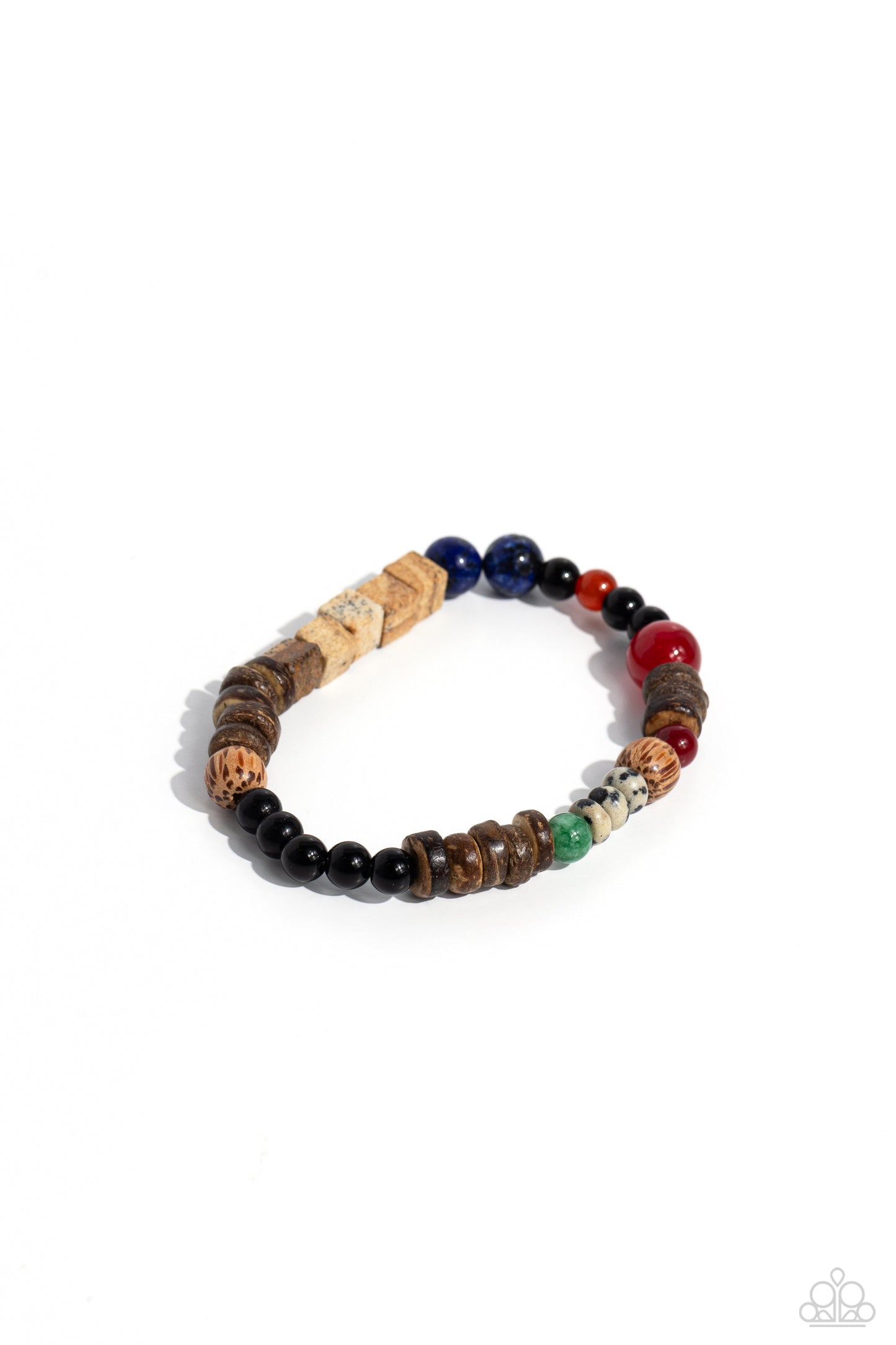 Paparazzi - I WOOD Be So Lucky - Blue Bracelets  #B151