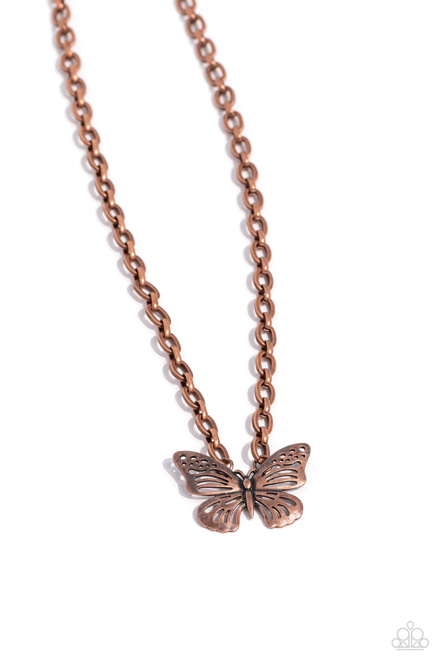 Paparazzi - Midair Monochromatic - Copper Necklaces #2302