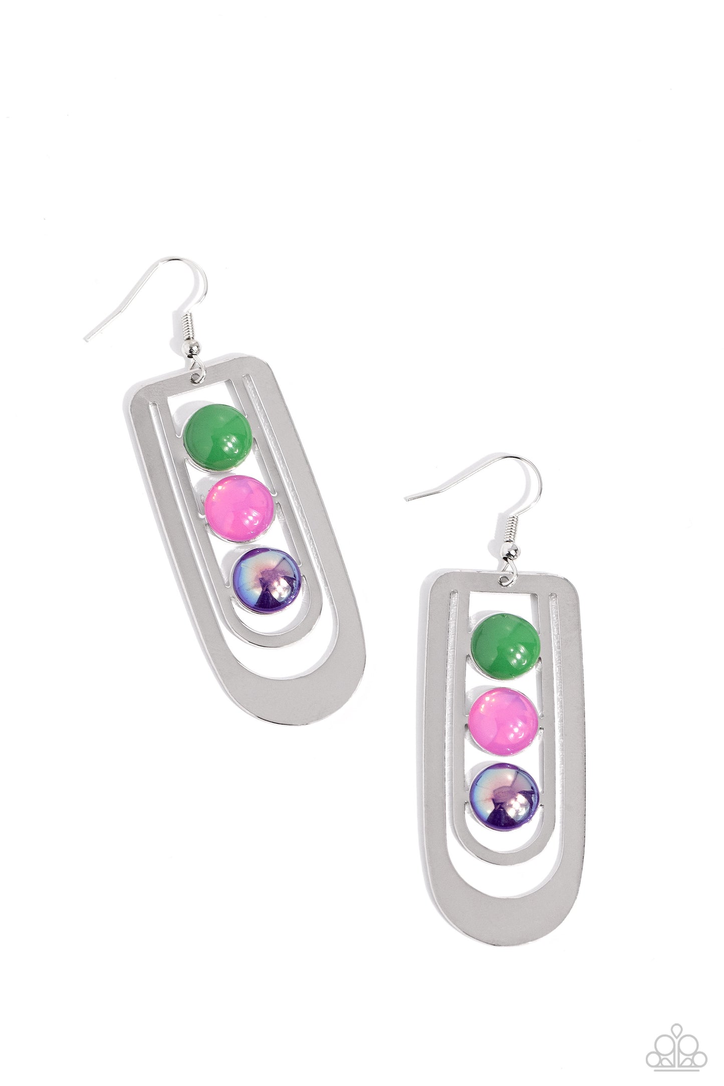 Paparazzi - Layered Lure - Multi Earrings  #2259