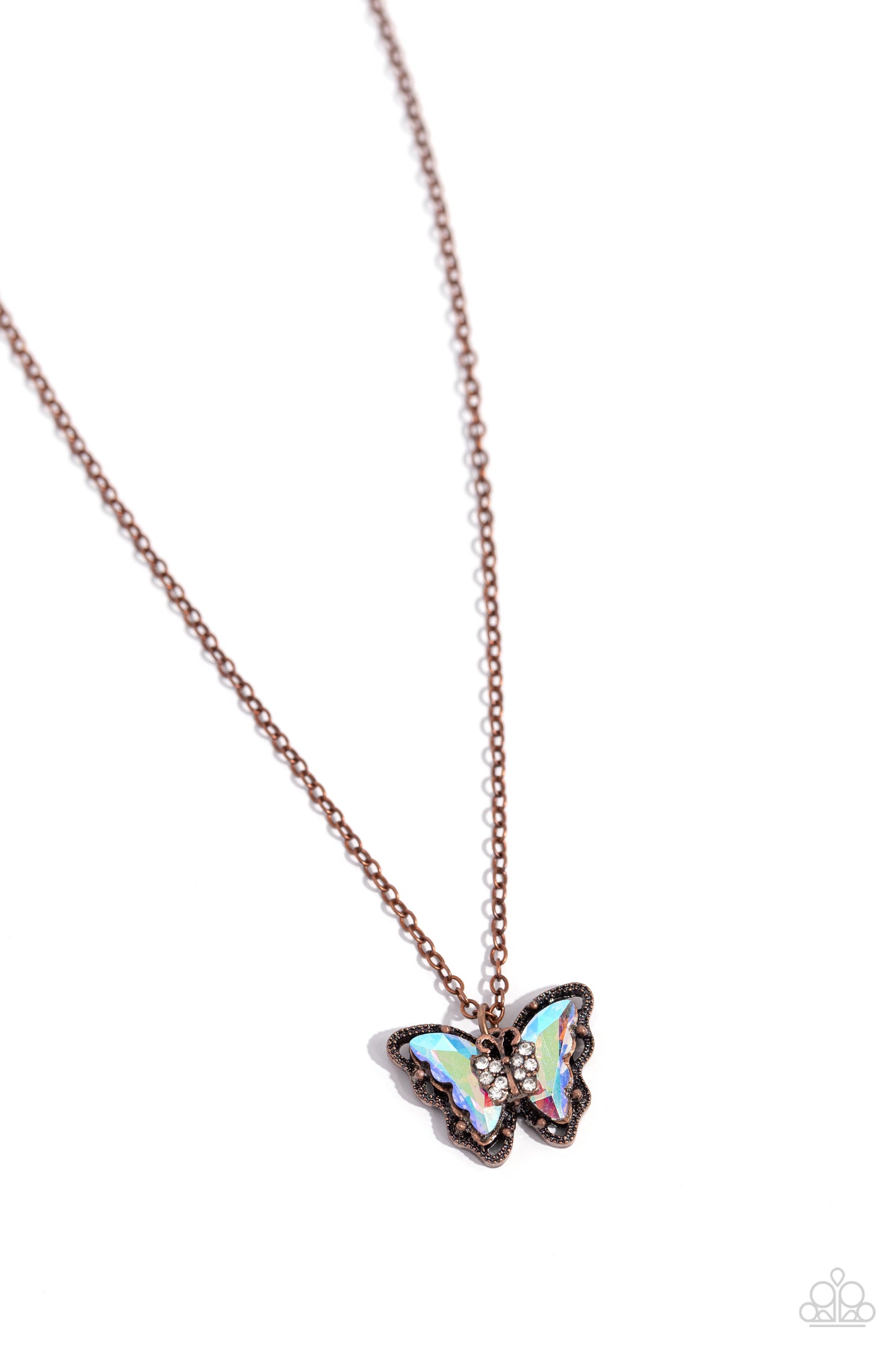 Paparazzi - Whispering Wings - Copper Necklaces #2322