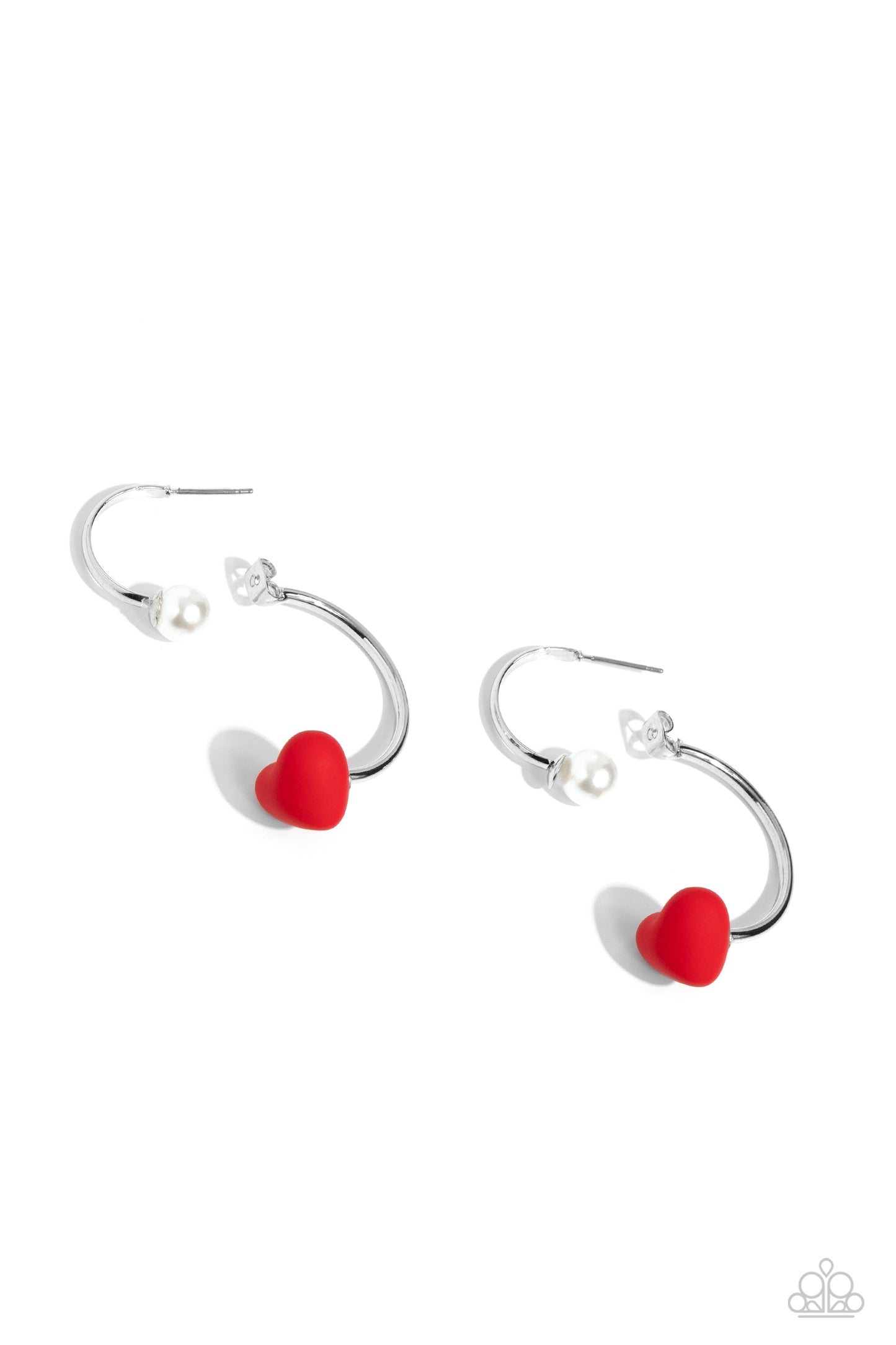 Paparazzi - Romantic Representative - Red Earrings  #2253