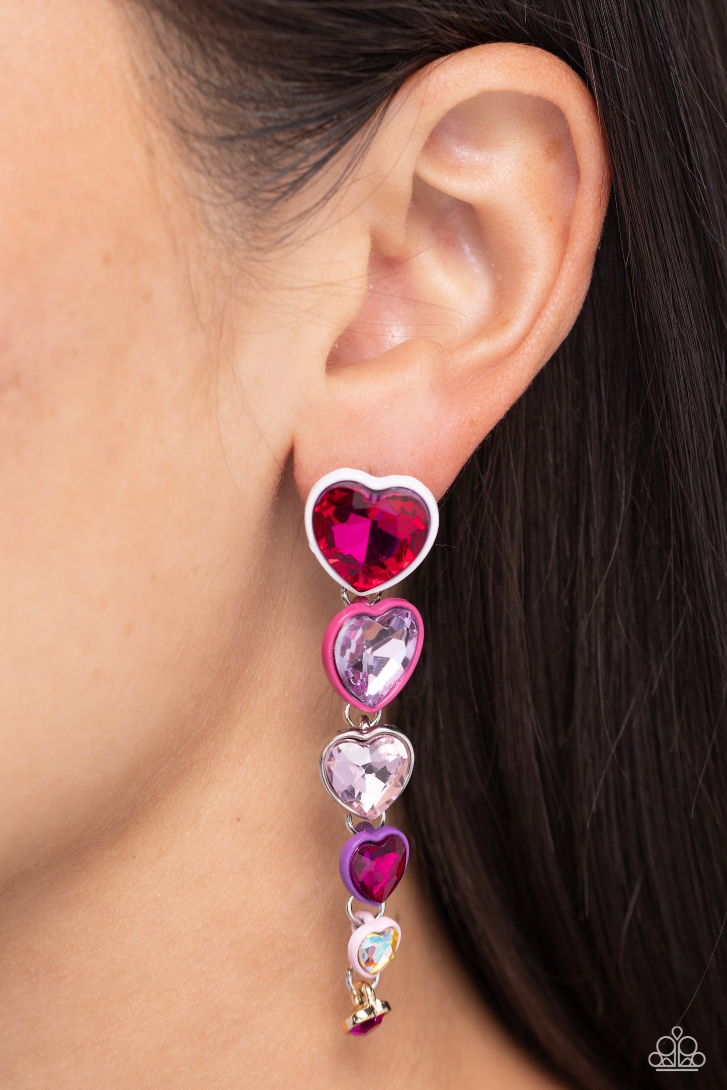 Paparazzi - Cascading Casanova - Multi Earrings #2251