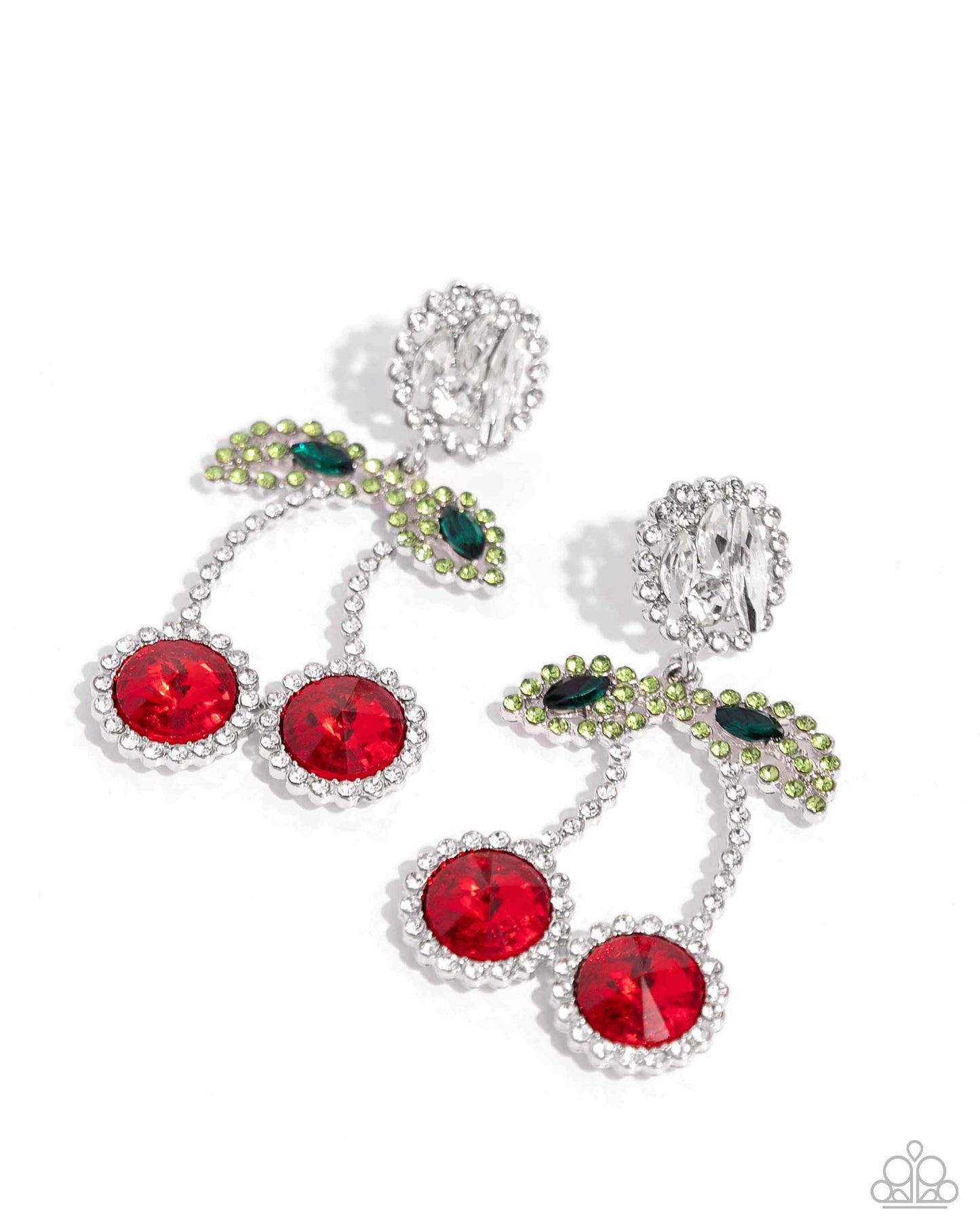 Paparazzi - Cherry Picking - Red Earrings  #2258