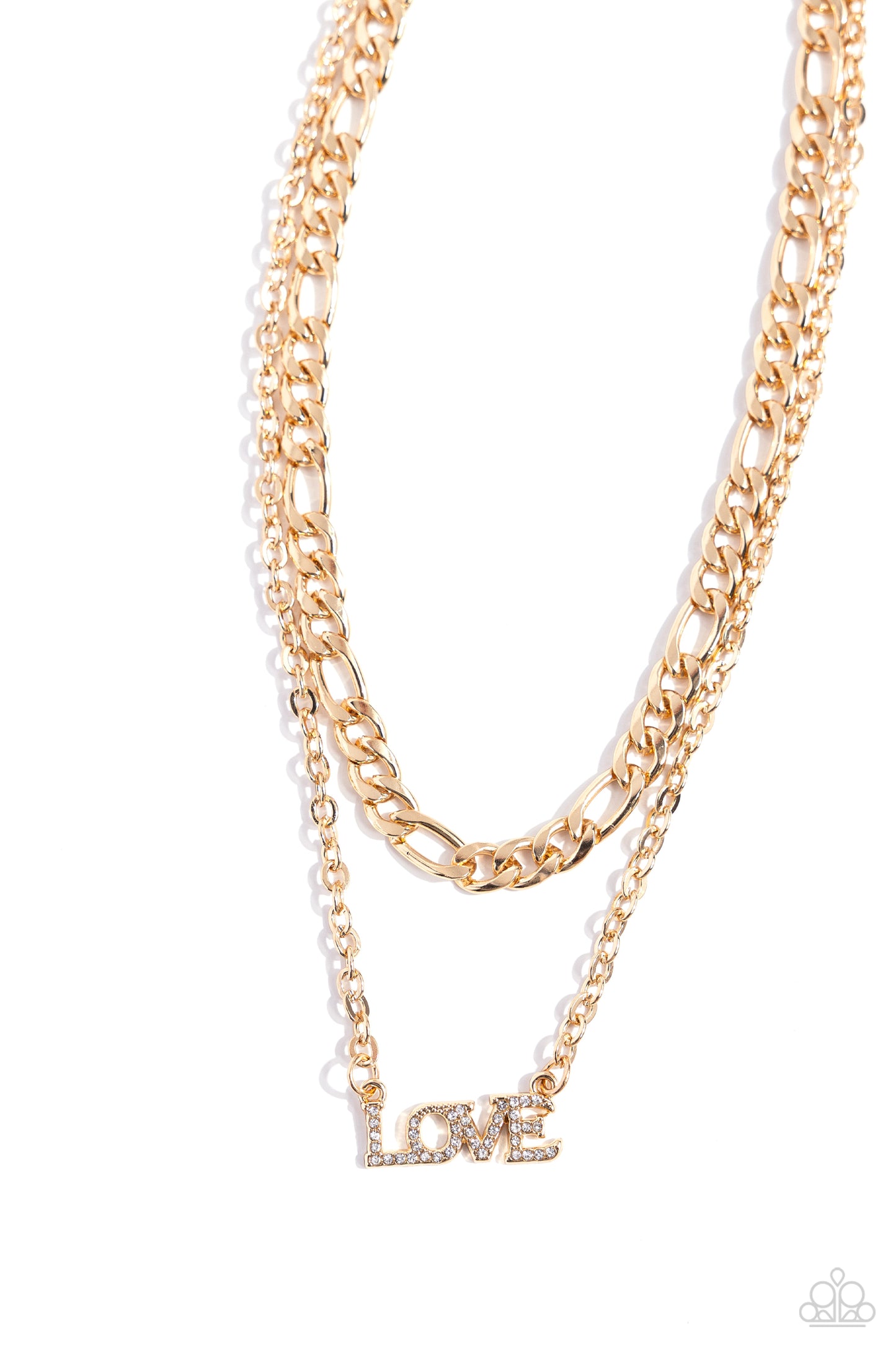 Paparazzi - Lovely Layers - Gold Necklaces  #2338