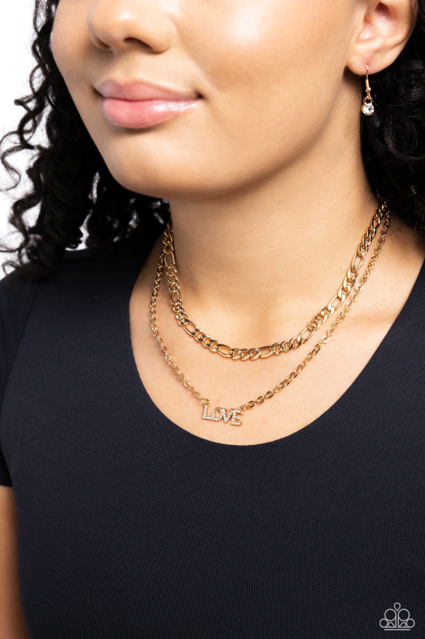 Paparazzi - Lovely Layers - Gold Necklaces  #2338