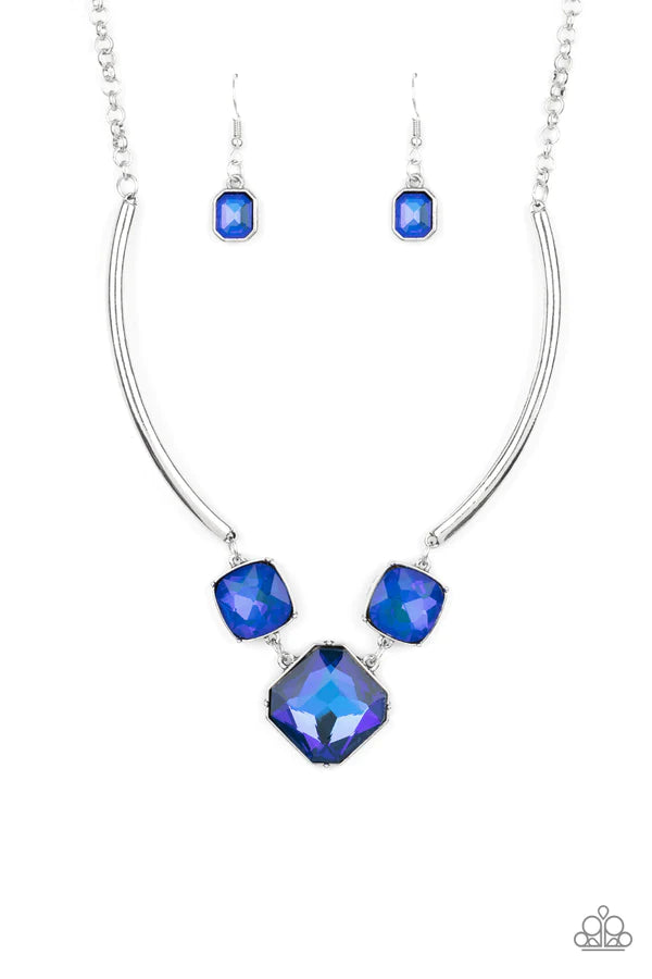 Paparazzi Necklace ~ Divine IRIDESCENCE - Blue