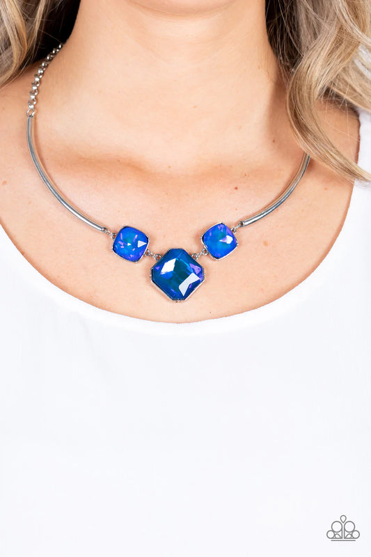 Paparazzi Necklace ~ Divine IRIDESCENCE - Blue