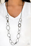 Paparazzi - METRO NOUVEAU - Black Necklace #0154