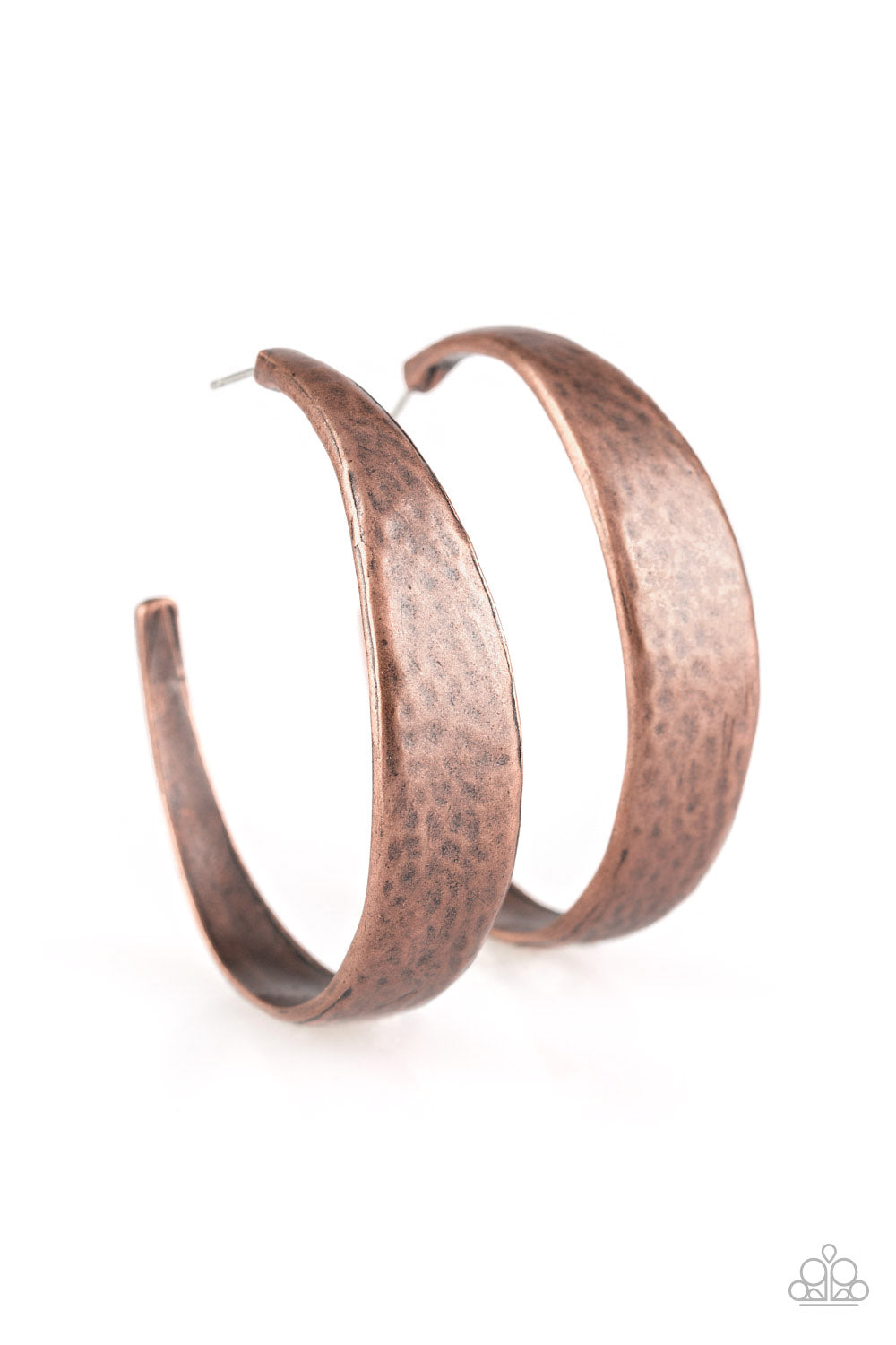 Paparazzi - HOOP and Holler - Copper Earrings O/D #103