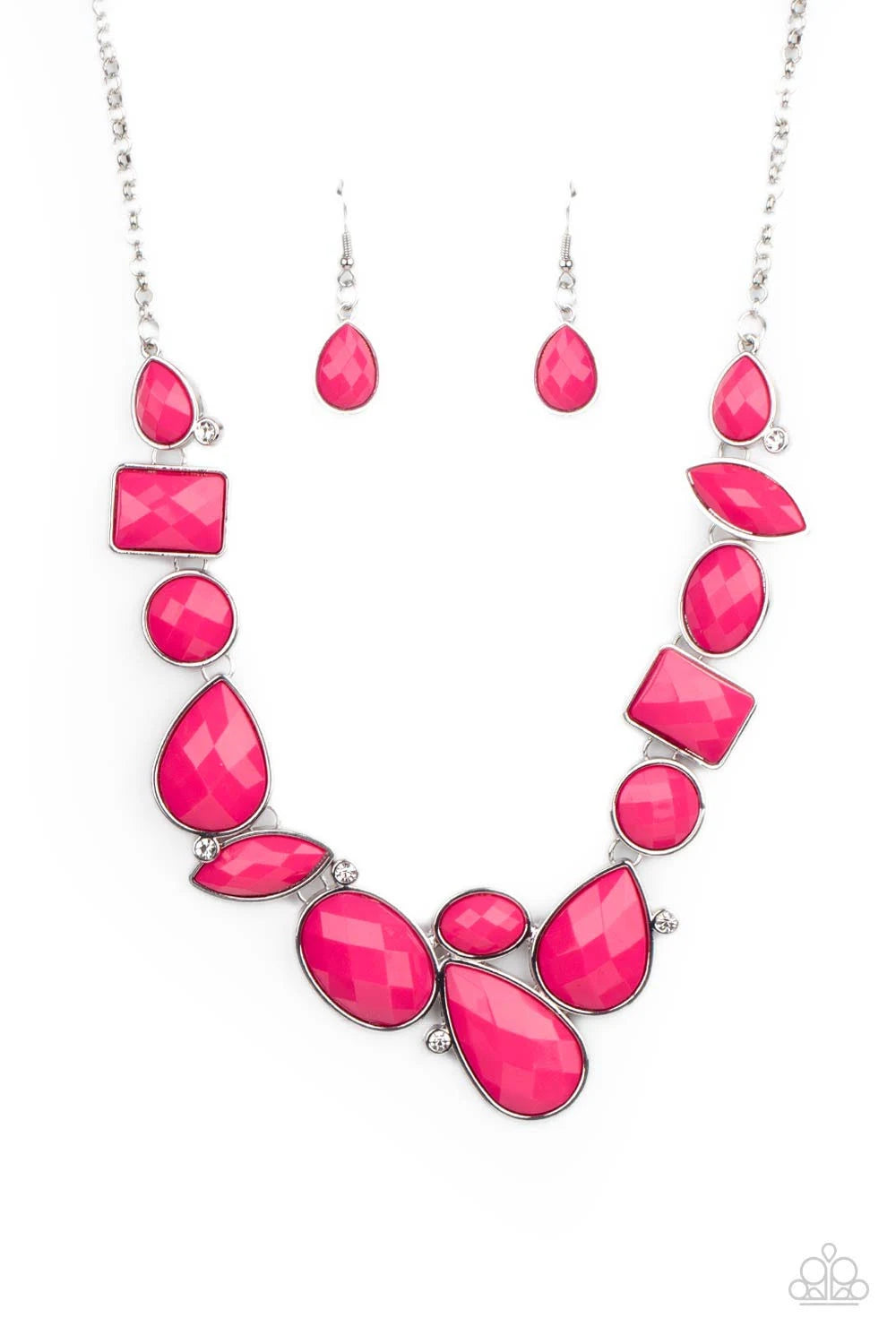 Paparazzi - Mystical Mirage - Pink Necklaces  #0028